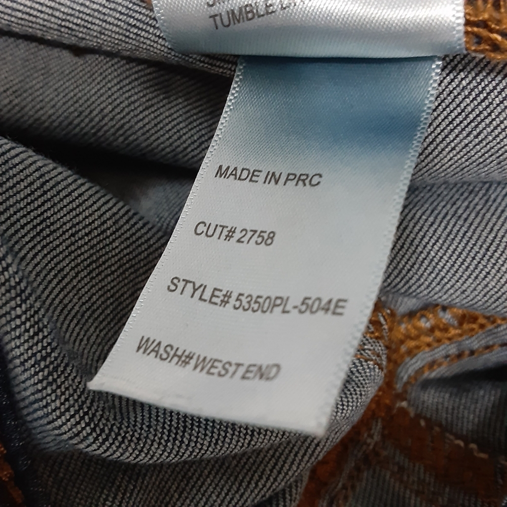 Articles Of Society Dark Blue Stretch Denim Midrise Skinny Jeans Women Size 27 - Picture 8 of 12